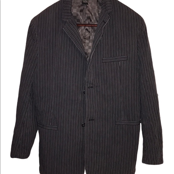 Cezani gently worn men’s blue/grey pinstripejacket - Picture 1 of 9
